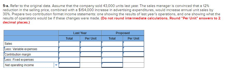 Required: Answer the following independent questions: 1. What is the product's CM