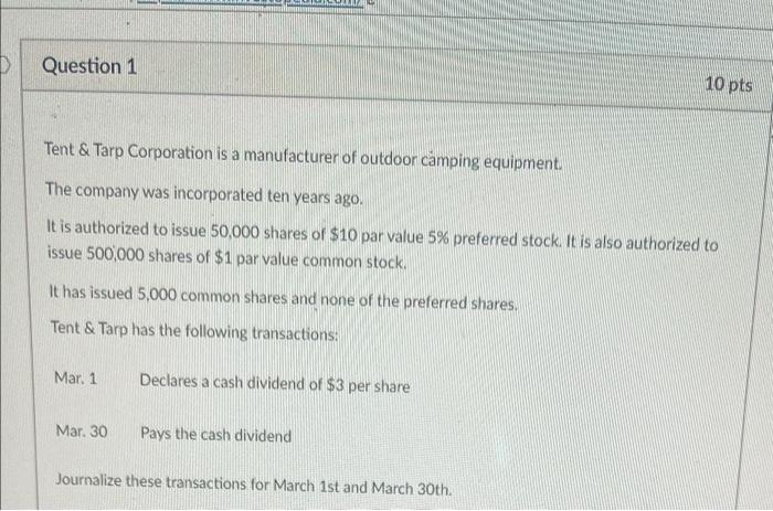  Can I please get help with this ASAP. Tent & Tarp