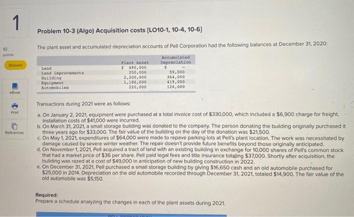 Real World Case 10-6 (Static) Property, plant, and equipment; Norfolk Southern Corporation