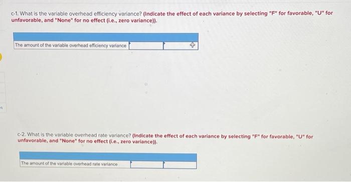 Standard Cost Card 4 5 Inputs $ Standard Quantity 3.0 pounds 0.50
