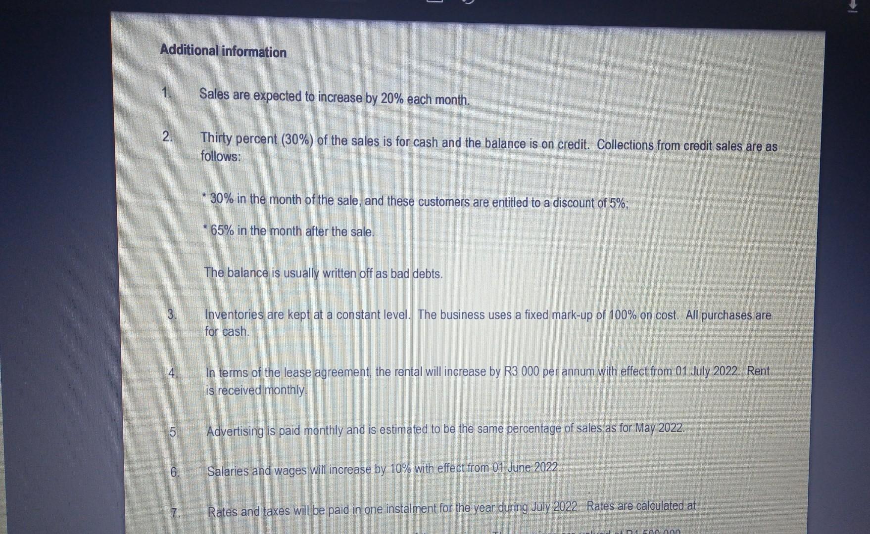 Read the below information and answer the following questions INFORMATION Extract of