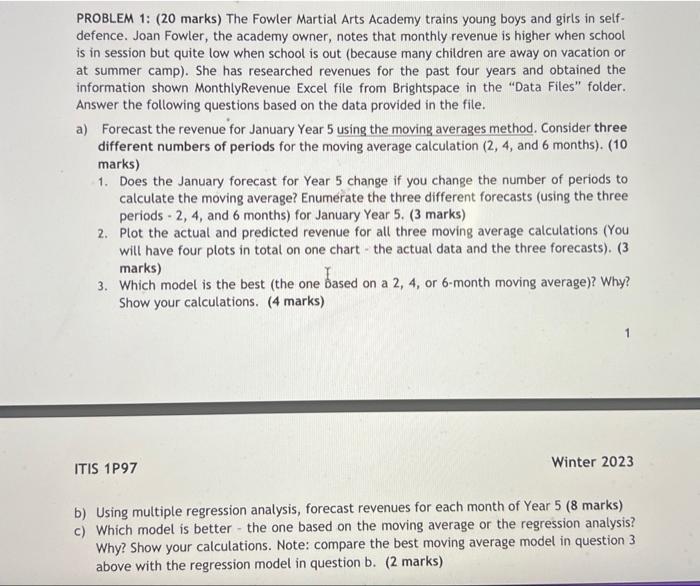 the problems. If an answer requires written arguments or explanations, you must