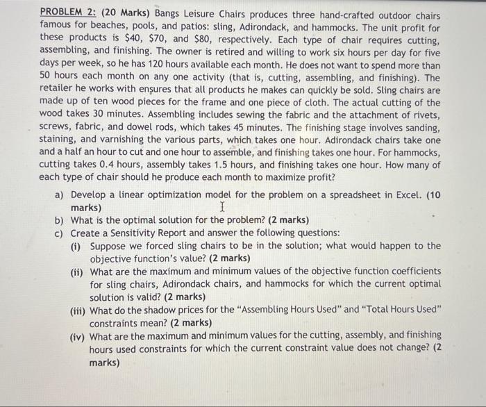 do it in the Excel file. - You are required to submit