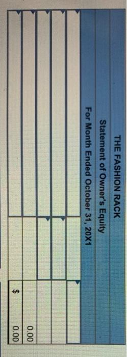 into practice as you handle the accounting work of The Fashion Rack