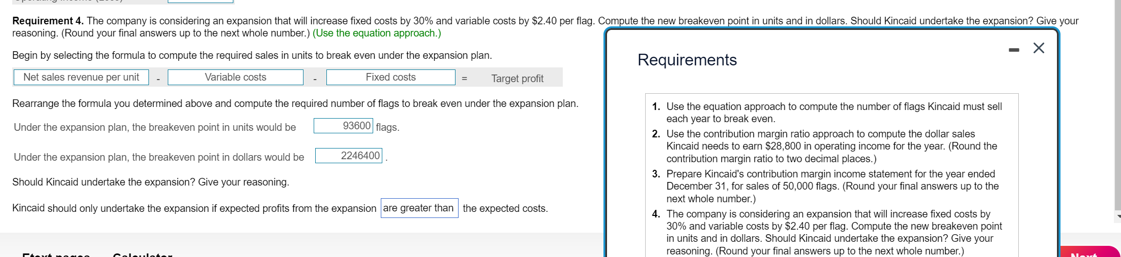 calculations and post the correct answer and I will give thumbs up.
