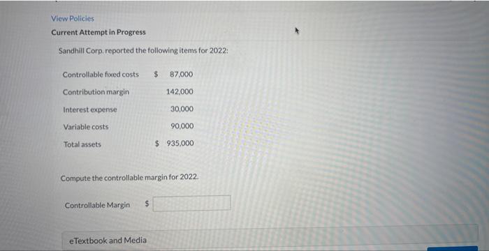 makes a single product. Budgeted manufacturing costs are as follows: Variable costs