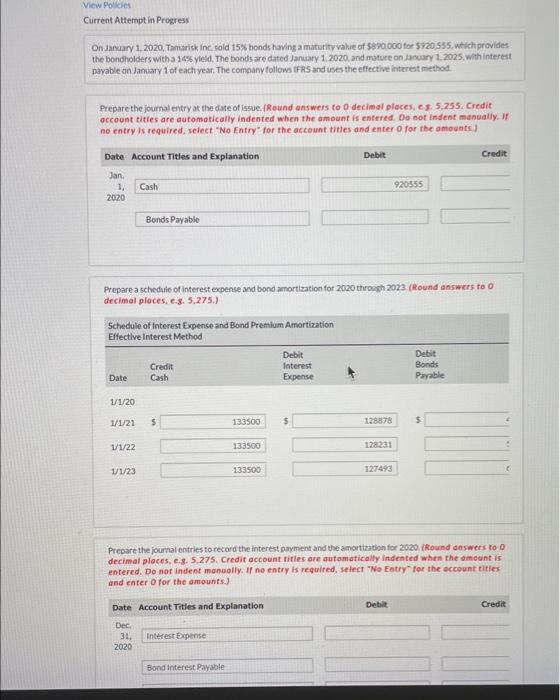 please help with bottom 2 journal entries for interest payment and ammortization