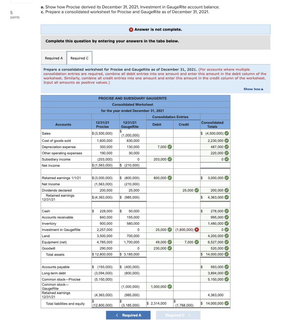 the outstanding voting stock of GaugeRite Corporation for $1,980,000 cash. On the
