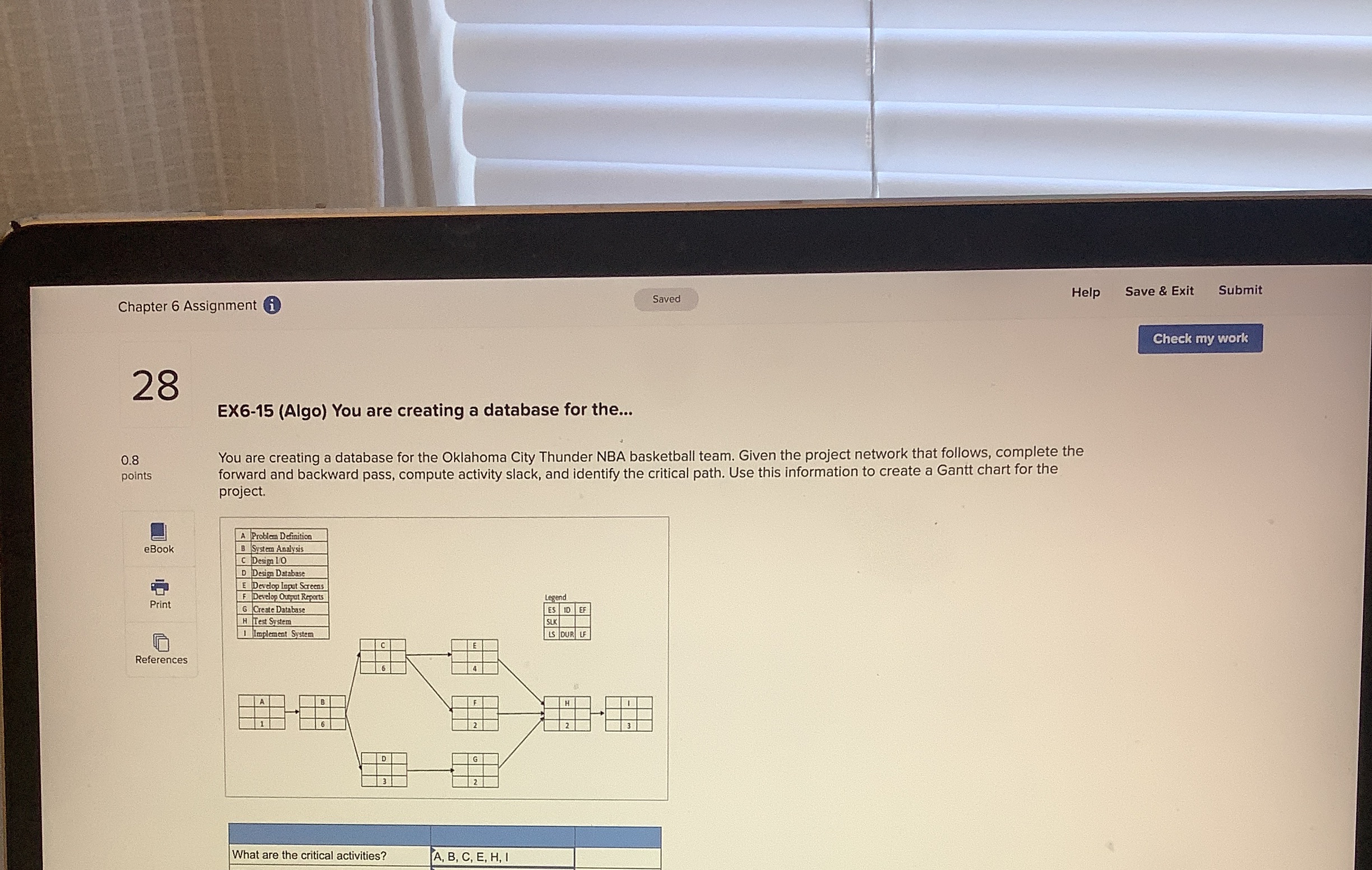 PLEASE help project management class , very confused You are creating a