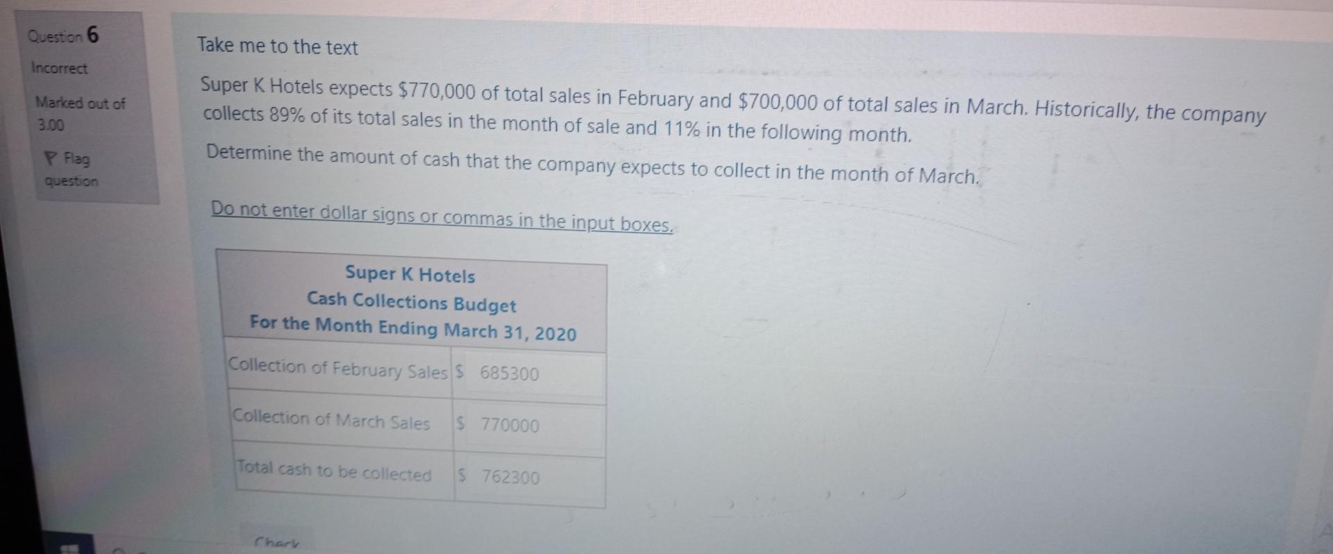 6. Try out it plz Question 6 Incorrect Marked out of