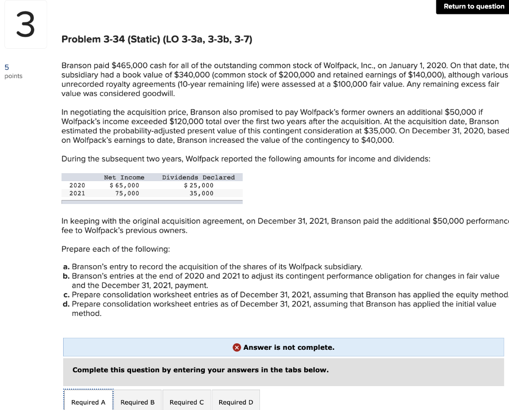 Please answer clearly. Thank you. 3 5 points Problem 3-34 (Static)