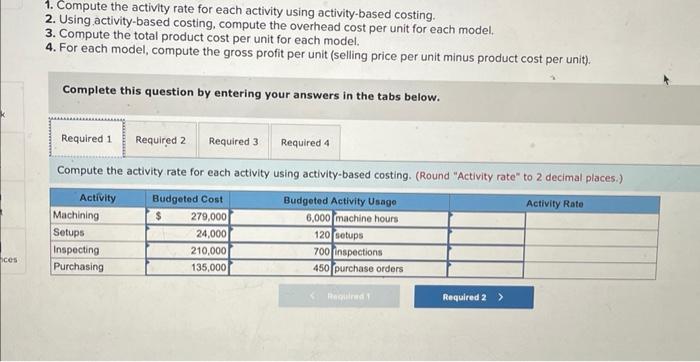 product cost and profit LO P3 Ice Cool produces two different models