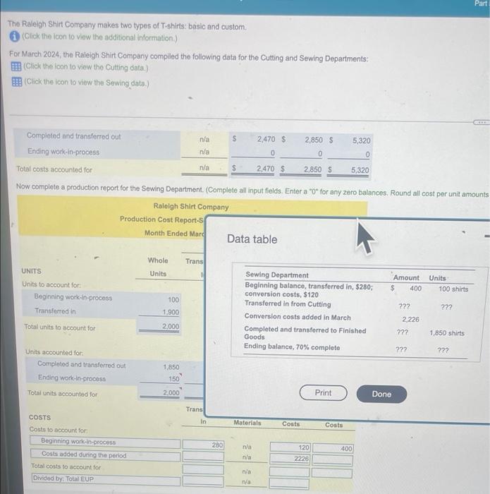  please fill in white spaces and complete requirements The Raleigh Shirt