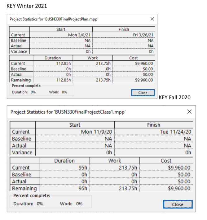 the Team Project Each team member will create their own project using