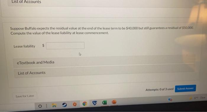 machinery has an estimated econornic life of 9 years. The cost of