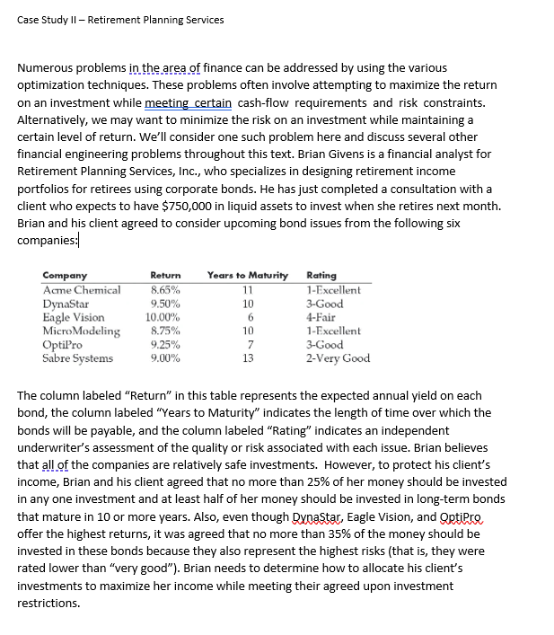  PLEASE HELP WITH THE QUESTIONS BELOW: 1) Provide the background of