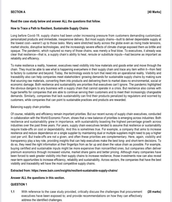 With reference to the case study provided, critically discuss the challenges that