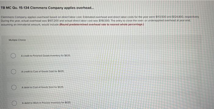 I really need help please 1) 2) 3) 4) TB MC Qu.