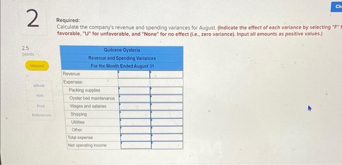 in the Puget Sound area The company's planning budget for May appears