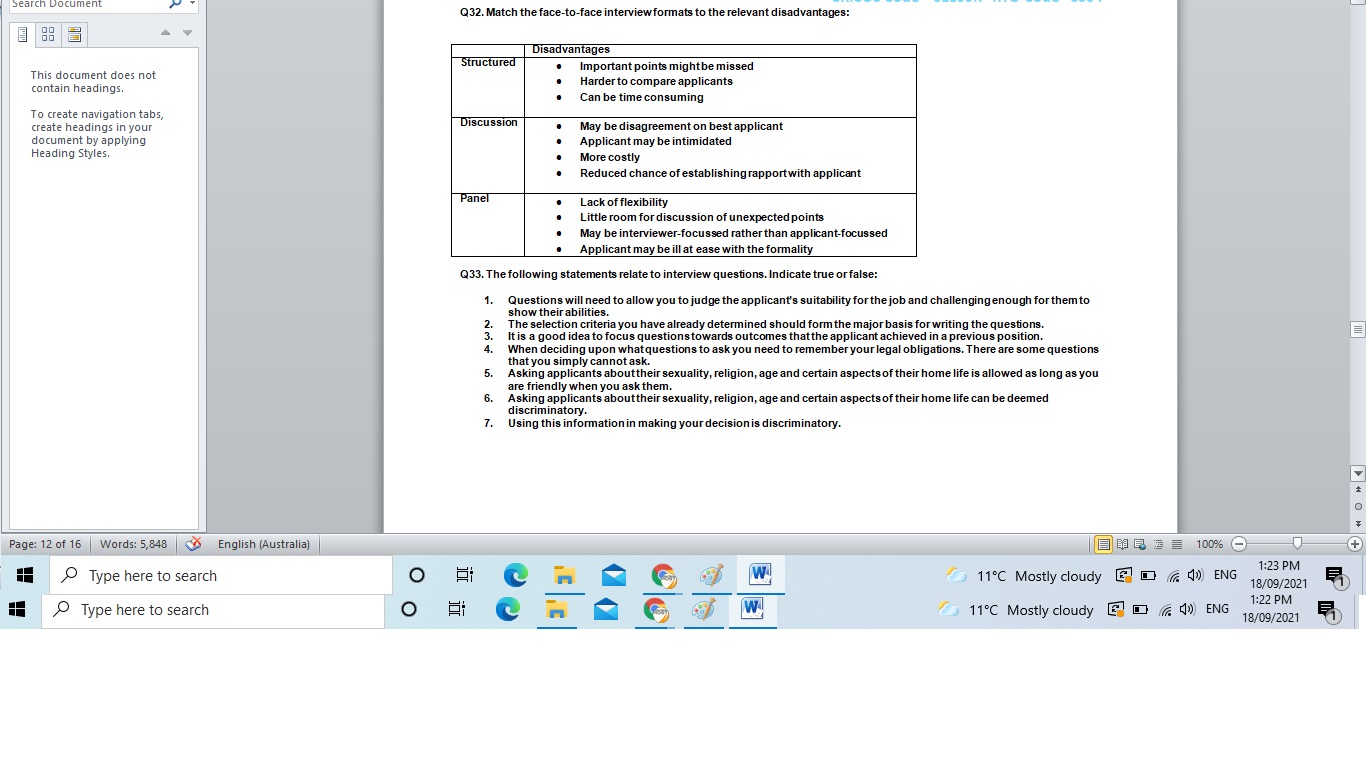 Used when a suitable individual is identified. To create navigation tabs, .