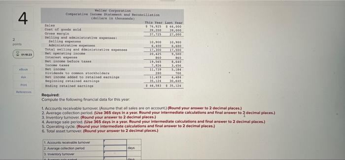merchandising company for the year ending December 31 appear below. The company