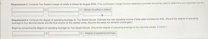 sells for $4.00, with total variable cost of $1.60 per dozen. A