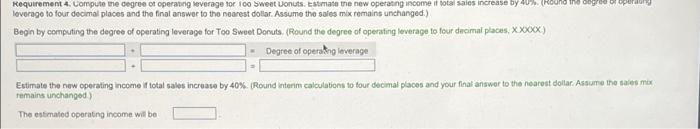 dozen custard-filled donuts sells for $8.00, with total variable cost of $3