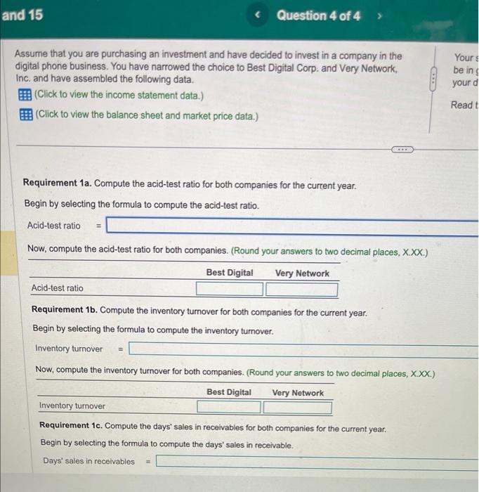 investment and have decided to invest in a company in the digital