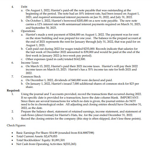 How do you enter the journal entry for #4 part A, please