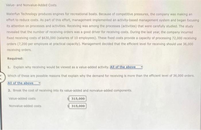  Please answer in the same format given. Thank you Value- and