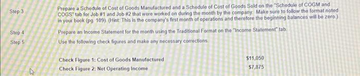 finished goods? 5 What is the ending balance for accounts payable? 6