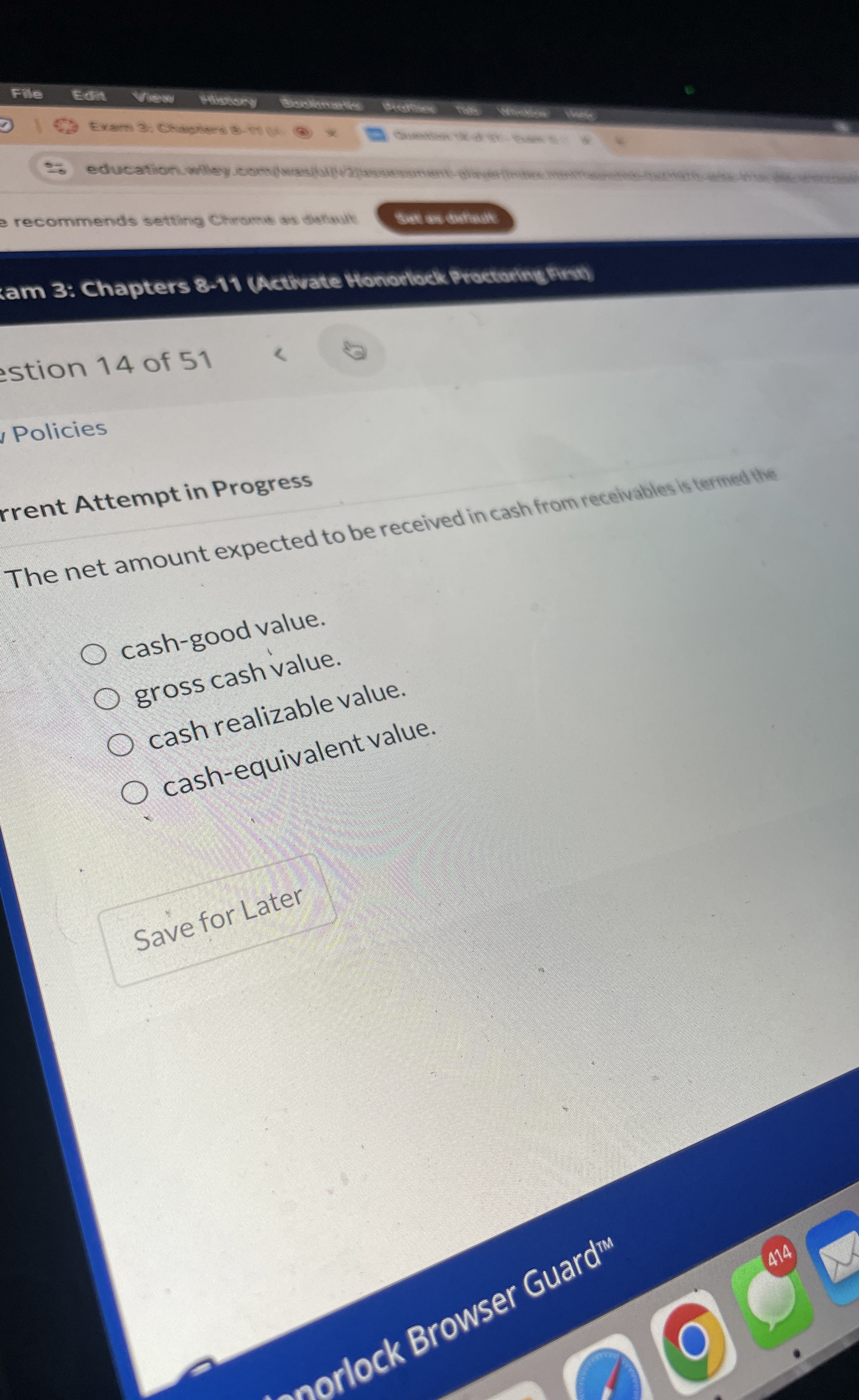  rrent Attempt in Progress The net amount expected to be received