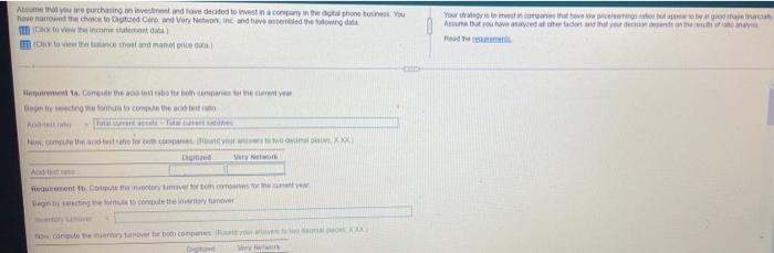 this is 1 full question please answer Azoume that you are purchasing