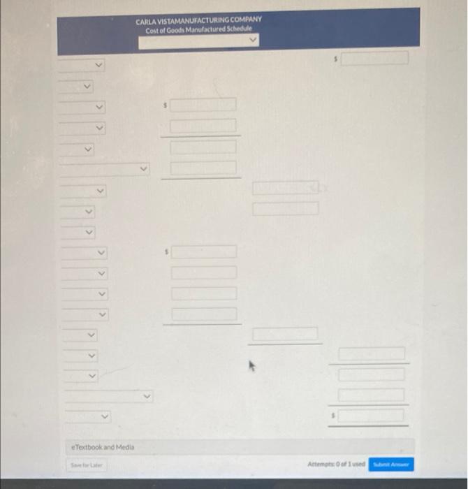 Manufacturing Company for the month ended December 31, 2022. (Assume all raw