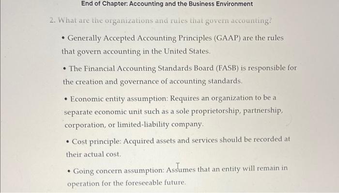 statement of cash flows of the business after recording the transactions. (See