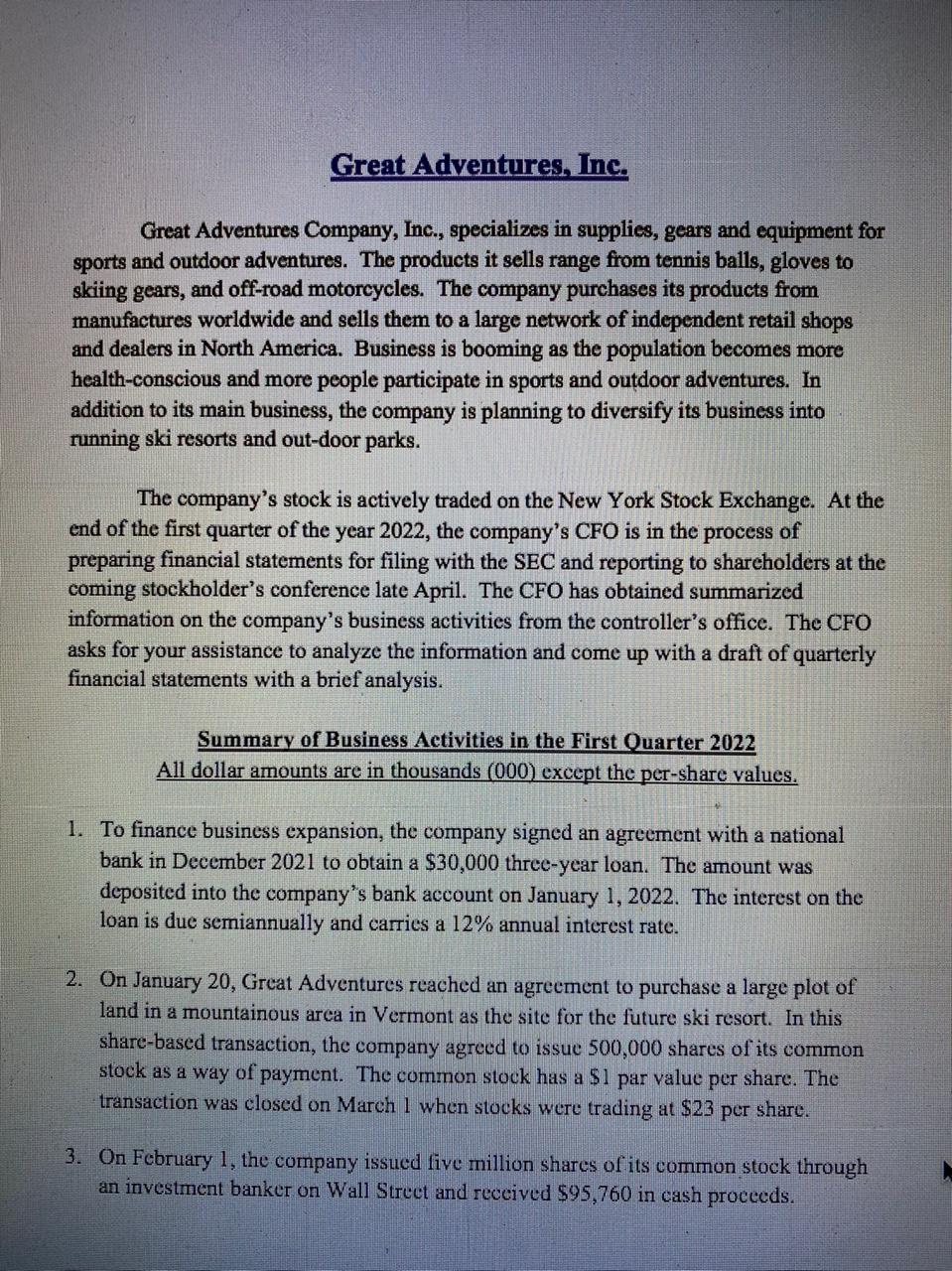  You will complete a case study report for this course. You