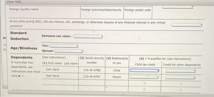 98-7654321). Bruce is the manager of a Super Burgers fast-food outlet owned