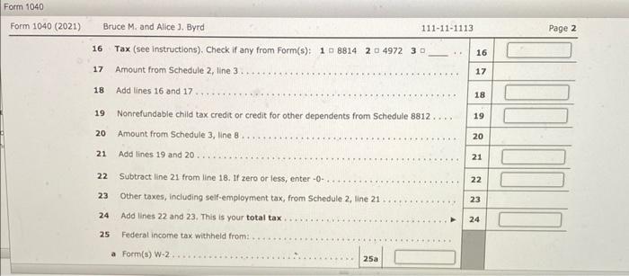 their two children, Cynthia (born January 25,1997 , Soclal Security number 123-45-6788)