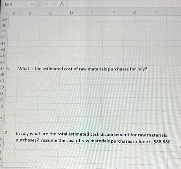 master budget: 6 A. 7 The budgeted selling price per unit is