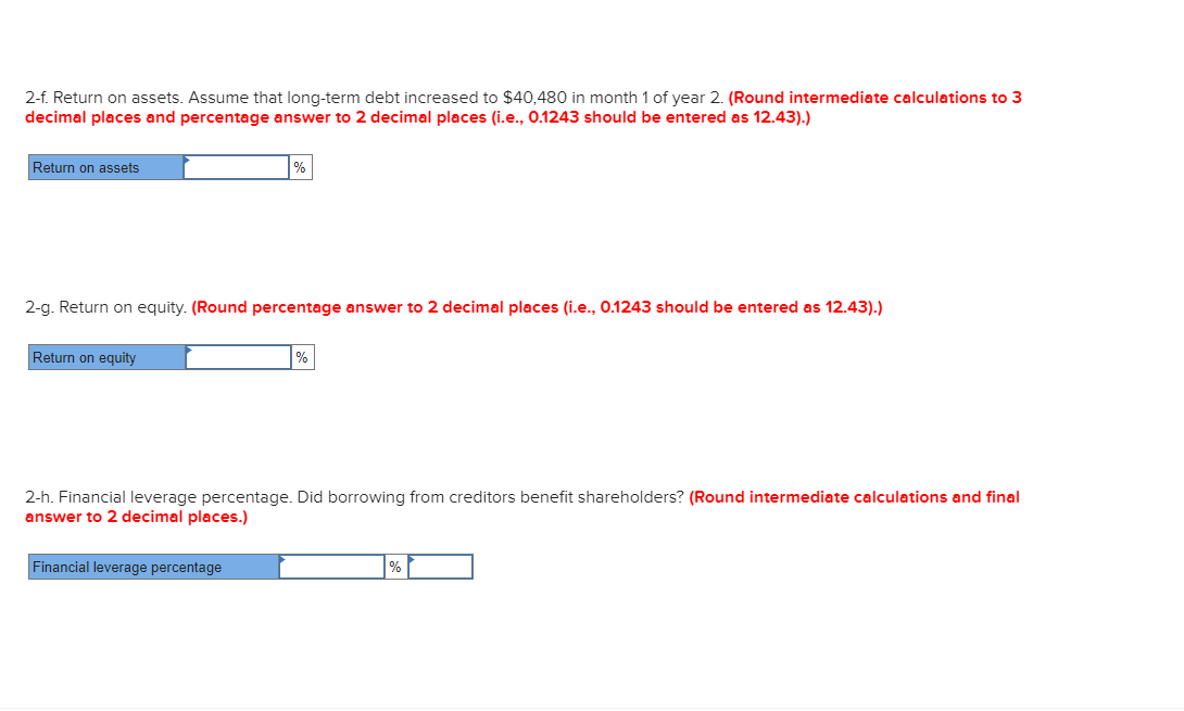 and Selected Ratios LO12-5, 126,129 The comparative financial statements prepared at December
