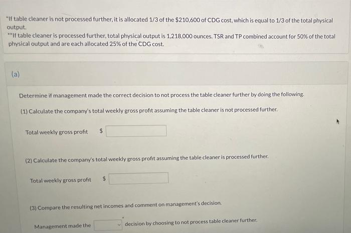 the second part Thompson Industrial Products Inc. (TIPI) is a diversified industrial-cleaner