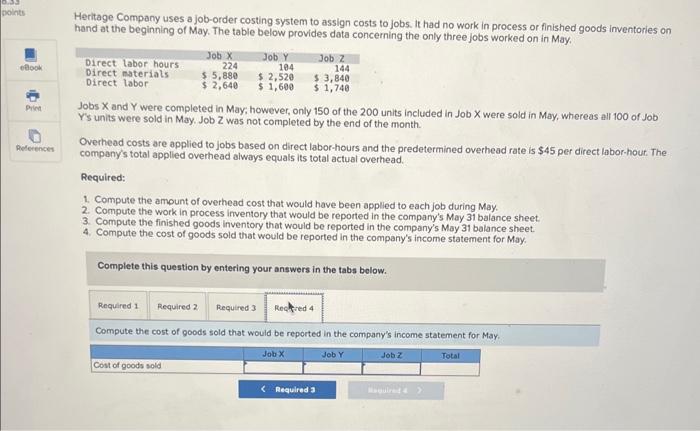 the beginning of May. The table below provides data concerning the only