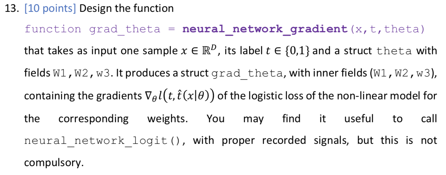 be found below: (write the code assuming that you have all the