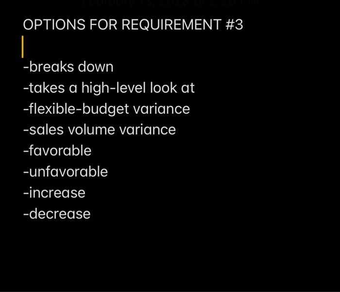 parentheses.) part 3 Check Plus Printers, Inc., produces luxury checkbooks with three