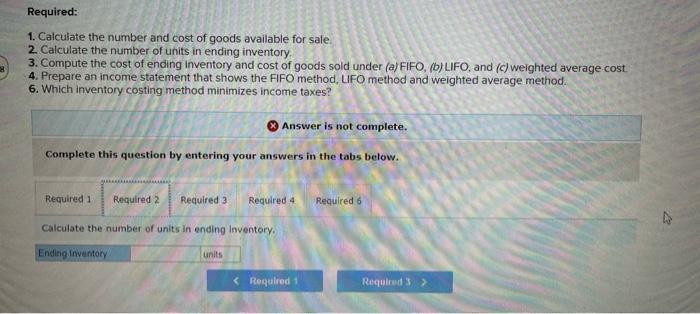 applies its inventory costing method at the end of the year, as