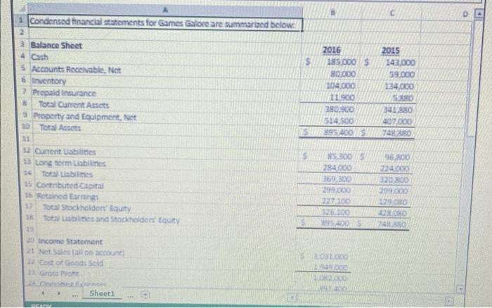 managers use for asset management purposes. 3. Compute and interpret financial ratios