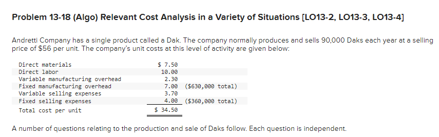  Please help with Req 4A to 4C thank you Problem 13-18