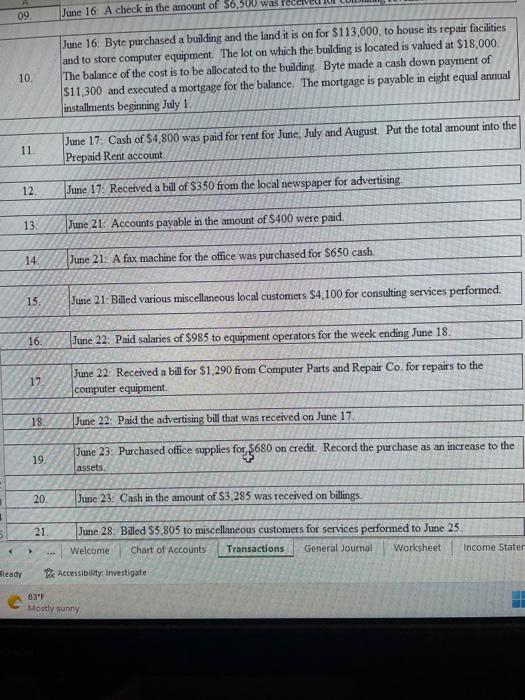 adjusting entries and closing entries on the general journal part which is