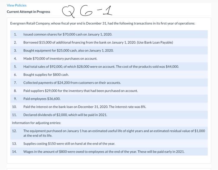 The problem is Q6-1amd the question to answer is the photo from