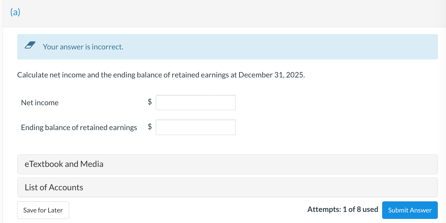 of Pina Colada Ltd. include the following items at December 31, 2025.
